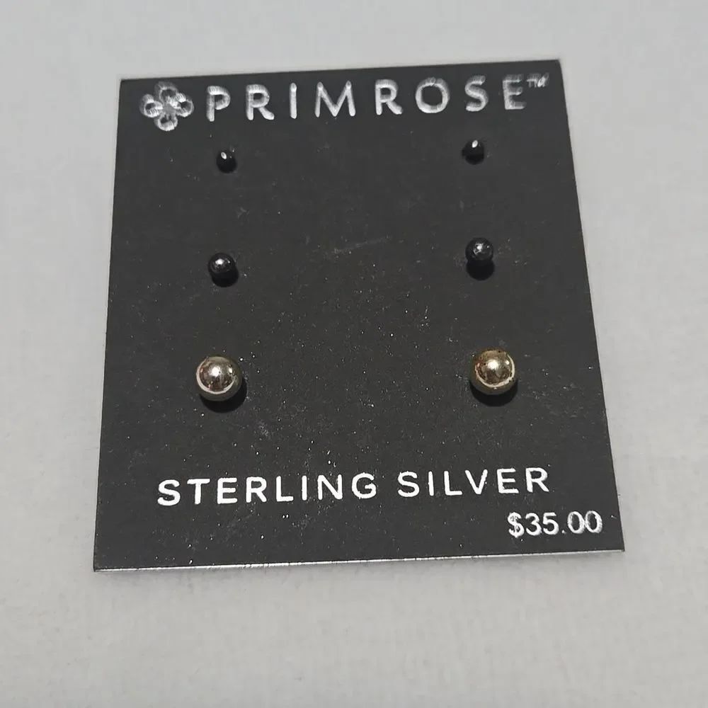 Primrose Sterling Silver Earring Set